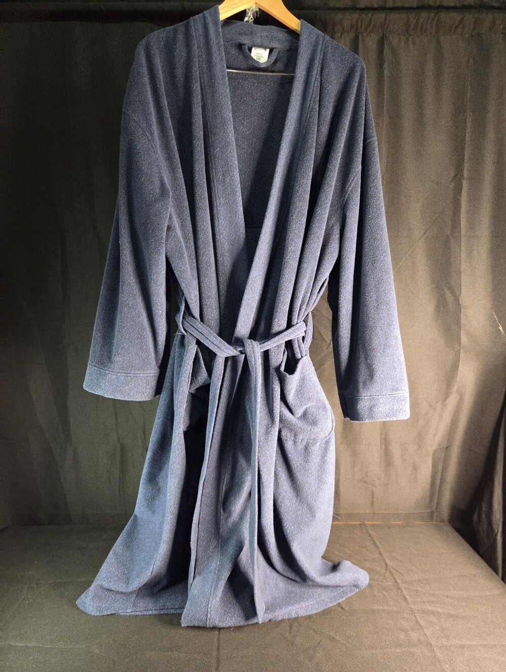 Men's Jockey Navy Fleece Robe XL/XXL